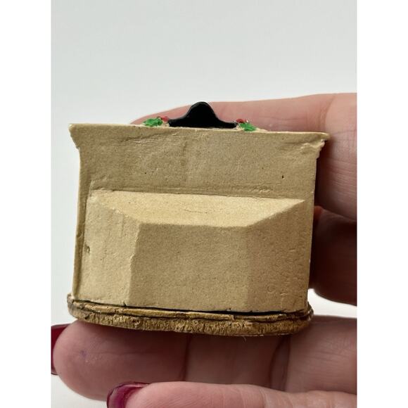 Wee Forest Folk "Christmas Morn" 1983 WP 2 Mice Fireplace Clay M-92 - Picture 6 of 9